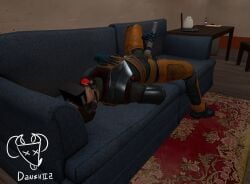 3d ball_gag bondage clothed danshii2 ghost_hands gordon_freeman_(half-life_vr_but_the_ai_is_self-aware) half-life_vr_but_the_ai_is_self-aware hands_behind_back sfm vibrator