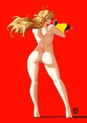 yang xiao long from rwby by automatic giraffe