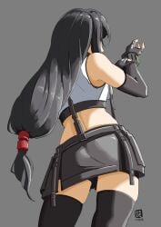 tifa lockhart from final fantasy by automatic giraffe