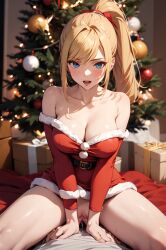 samus aran from christmas by ww132