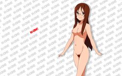 big_breasts bushy_pubes erect_nipples female female_only human k-on! nude solo tagme uncensored unshaved_pussy yamanaka_sawako