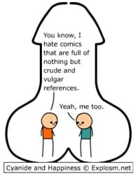 balls comic cyanide_and_happiness english_text humor lowres male male_only penis text