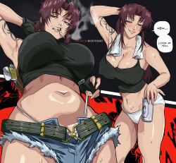 Revy (Black Lagoon) Rule 34 Image
