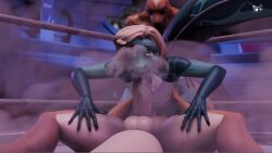 16:9 3d_(artwork) 69_position anal anal_sex anthro barely_visible_character biped blender_(artwork) blender_cycles blonde_hair blue_body cain_(coast) cleo_(coast) damian_(da.nilkaz) digital_media_(artwork) doggy_style dust dust_cloud eel eyelashes female fighting_ring fish from_behind_position group hair hand_on_butt hands_on_back hands_on_legs hands_on_thighs hi_res looking_pleasured male male/male marine markings masturbation newsummoner nilka_(da.nilkaz) oral oral_penetration orange_body penetration reptile rope scalie sex snake solo spots spotted_markings spread_legs spreading stadium trio vaginal_penetration white_body widescreen