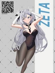 1girls absurd_res absurdres arm_gloves armpit armpit_crease armpit_peek armpits arms_above_head arms_up belly belly_button black_bunny_ears black_bunnygirl_costume black_bunnysuit blue_eyes blue_eyes_female breasts bunny_ears bunnygirl bunnygirl_outfit busty busty_female busty_girl closed_mouth_smile collar collarbone elbows eye_closed feet female female_focus female_only fingers foot_up gloves grey_background grey_eyebrows grey_hair grey_hair_female groin hair_between_eyes hair_ornament hair_ornaments hair_ribbon hairless_armpits hands_above_head hands_up head_tilt high_resolution highres hololive hololive_indonesia hololive_indonesia_holoh3ro hourglass_figure knees large_breasts lean_figure legs legwear lio_wart long_hair looking_at_viewer midriff narrow_waist navel one_eye_closed one_eye_open pantyhose posing posing_for_the_viewer ribbon shaved_armpits shoulders simple_background slender_body slender_waist slim_waist smile smiley_face smiling smirk solo standing stockings thighs tilted_head vestia_zeta virtual_youtuber vtuber vtuberfanart white_collar wide_hips wink winking winking_at_viewer winking_eye