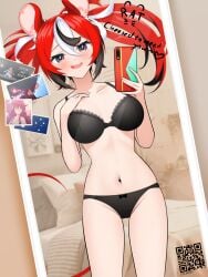 1girls adult adult_female animal_ear_fluff animal_ears bare_arms bare_belly bare_chest bare_hands bare_hips bare_legs bare_midriff bare_navel bare_shoulders bare_skin bare_thighs bedroom belly belly_button black_bra black_hair black_hair_female black_panties black_underwear blush blush_face blushing_at_viewer blushing_female bra breasts busty busty_female busty_girl cleavage collarbone curvaceous curvaceous_body curvaceous_female curvaceous_figure curvaceous_hips curvy curvy_body curvy_female curvy_figure curvy_hips elbows exposed_arms exposed_belly exposed_chest exposed_hips exposed_legs exposed_midriff exposed_navel exposed_shoulders exposed_skin exposed_thighs female female_focus female_only fingers frilled_bra frilled_underwear groin hair_between_eyes hair_ornament hair_ornaments hakos_baelz half_naked half_nude hand_on_chest hand_on_own_chest hololive hololive_english hololive_english_-council- hololive_english_-promise- hourglass_figure indoor indoor_nudity indoors large_breasts lean_figure lio_wart long_hair looking_at_viewer mature mature_female midriff mirror mirror_reflection mirror_selfie multicolored_hair naked naked_female naked_woman narrow_waist navel nervous nervous_expression nervous_face nervous_female nervous_smile nude nude_female nudity open_mouth open_mouth_smile panties parted_lips phone red_eyes red_eyes_female red_hair red_hair_female ribbon_panties semi_nude shoulders shy shy_expression shy_smile slender_body slender_waist slim_waist smile smiley_face smiling smiling_at_viewer solo standing thighs tongue twintails twintails_(hairstyle) underwear underwear_only upper_body upper_teeth white_hair white_hair_female wide_hips