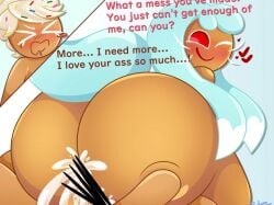 after_sex blue_hair cookie_run cookie_run_kingdom cum kumiho_cookie male_only oc original_character rotoko sex
