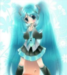 1futa 2009 aqua_eyes aqua_fingernails aqua_hair aqua_nail_polish aqua_necktie aqua_trim black_skirt black_thighhighs blurry blush depth_of_field detached_sleeves fingernails floral_background futanari grey_shirt hair_ornament hatsune_miku headphones headset large_penis long_hair mv_character nail_polish necktie pattern_background penis shirt sin_(siisa) skirt testicles thighhighs twintails useless_clothing veins veiny_penis very_long_hair vocaloid you_deserve...(vocaloid)