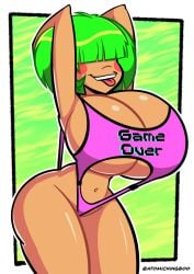 1girls 2025 artist_name atomickingboo big_ass big_breasts blush blush_stickers blushing blushing_female breasts breasts_bigger_than_head bust busty chest clothed clothed_female clothing curvaceous curvy curvy_figure digital_media_(artwork) english english_text female female_focus female_only fully_clothed fully_clothed_female hair_over_eyes hands_behind_head hips hourglass_figure huge_ass huge_breasts hyper_breasts large_ass large_breasts legs light-skinned_female light_skin mature mature_female moni_peiper oc original original_character slim_waist slingshot_swimsuit solo solo_female solo_focus text the_besties_(atomickingboo) thick thick_hips thick_legs thick_thighs thighs tongue tongue_out voluptuous waist wide_hips
