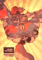 2025 ailurid anthro ass bear big_breasts big_butt big_female blue_body blue_fur bodily_fluids breasts clitoris detailed duo ejaculation female female_penetrated fur genital_fluids genitals giant_panda happy happy_sex hi_res looking_pleasured male male/female male_penetrating mammal nude orgasm_face penetration pleased_expression pleasured_female pussy_ejaculation red_panda rimming_female sex size_difference small_dom_big_sub smaller_male snuwkthelewd thick_thighs tongue toony vaginal_fluids wide_hips