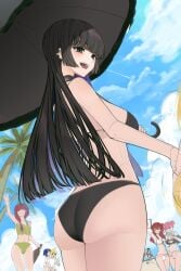 6girls adult adult_female ass backboob bare_arms bare_back bare_belly bare_hips bare_legs bare_midriff bare_shoulders bare_skin bare_thighs beach big_breasts bikini bikini_bottom bikini_only bikini_top black_bikini black_bikini_bottom black_bikini_only black_bikini_top black_hair black_hair_female black_string_bikini black_swimsuit black_swimwear blonde_female blonde_hair blonde_hair blonde_hair_female blue_eyebrows blue_hair blue_hair_female blue_sky blunt_bangs bocchi_the_rock! braid braided_hair braided_ponytail breasts busty busty_female busty_girl choker clouds curvaceous curvaceous_body curvaceous_female curvaceous_figure curvaceous_hips curvy curvy_ass curvy_body curvy_female curvy_figure curvy_hips day daylight daytime ear_piercing ear_piercings elbows exposed_arms exposed_back exposed_belly exposed_hips exposed_legs exposed_midriff exposed_shoulders exposed_skin exposed_thighs female female_focus female_only green_eyes green_eyes_female head_tilt high_resolution highres hourglass_figure huge_breasts large_breasts lean_figure long_hair looking_at_viewer looking_back looking_back_at_another looking_back_at_partner mature mature_female multiple_females multiple_girls narrow_waist open_mouth open_mouth_smile outdoor outdoors outside pa-san paintchuuni parasol parted_lips pierced_ear pierced_ears pink_hair pink_hair_female plump_breasts ponytail purple_hair purple_hair_female red_hair red_hair_female shoulders sideboob sky slender_body slender_waist slim_waist smile smiley_face smiling smiling_at_viewer standing string_bikini swimsuit swimwear thick_thighs thighs tilted_head tongue upper_body upper_teeth wide_hips