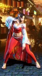 3d bare_belly belly_button big_breasts breasts bursting_breasts busty capcom child_bearing_hips cleavage corset exposed_belly fatal_fury feet female female_focus female_only fighting_stance gameplay gameplay_screenshot high_resolution hourglass_figure in_game ingame_model lace lace_bra lace_trim large_breasts mai_shiranui overflowing_breasts sandals sf_screenshot snk street_fighter street_fighter_6 tagme thick_thighs wide_hips