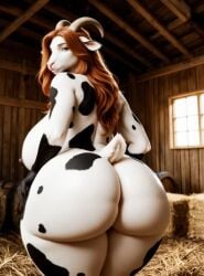 ai_assisted ai_generated ai_video animated anthro anus curvy female female_only from_behind furry goat goat_girl hand_on_butt hooves huge_breasts jiggling_ass jiggling_butt looking_at_viewer looking_back naked no_sound presenting_ass pussy solo styl1sh tagme thick_thighs video wide_hips
