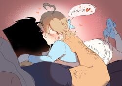 bigger_dom bigger_male daniel_(tottalyaw31rd0) faceless_male father_and_son femboy feminine_male hernán_(tottalyaw31rd0) incest kissing smaller_male tottalyaw31rd0