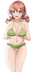 1girls bare_arms bare_belly bare_chest bare_hands bare_hips bare_legs bare_midriff bare_navel bare_shoulders bare_skin bare_thighs belly belly_button big_breasts bikini bikini_bottom bikini_only bikini_top blue_eyes blue_eyes_female breasts brown_eyebrows brown_hair brown_hair_female busty busty_female busty_girl busty_teen cleavage collarbone curvaceous curvaceous_body curvaceous_female curvaceous_figure curvaceous_hips curvaceous_teen curvaceous_thighs curvy curvy_body curvy_female curvy_figure curvy_hips curvy_teen curvy_thighs elbows emma_verde exposed_arms exposed_belly exposed_chest exposed_hips exposed_legs exposed_midriff exposed_navel exposed_shoulders exposed_skin exposed_thighs eyebrows_visible_through_hair female female_focus female_only flower flower_hair_ornament flower_in_hair flower_on_head green_bikini green_bikini_bottom green_bikini_only green_bikini_top green_string_bikini green_swimsuit green_swimwear groin hair_between_eyes hair_ornament high_resolution high_school_student highres hourglass_figure large_breasts lean_figure legs_closed legs_together long_hair looking_at_viewer love_live! love_live!_nijigasaki_high_school_idol_club midriff narrow_waist navel necklace open_mouth parted_lips plump_breasts school_girl shoulders simple_background slender_body slender_waist slim_waist solo standing string_bikini swimsuit swimwear teen_girl teenage_girl teenager thick_thighs thigh_gap thighs tongue twintails twintails_(hairstyle) upper_body upper_teeth whin white_background wide_hips young_female young_woman