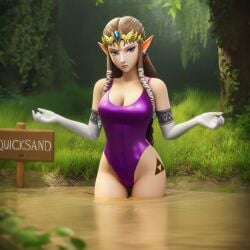 ai_generated breasts female female_only mud nai_diffusion nintendo princess_zelda quicksand solo stable_diffusion tagme the_legend_of_zelda the_legend_of_zelda:_twilight_princess twilight_princess zelda_(twilight_princess)
