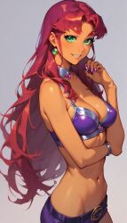 starfire from dc by funny ai