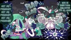 absurd_res ball_squeeze eeveelution generation_6_pokemon genitals halfpricesouls hi_res male male/male male_penetrating nintendo ovum ovum_penetration ovum_with_heart penetration pokemon pokemon_(species) pregnant pregnant_male silvja_(halfpricesouls) squeezing sylveon