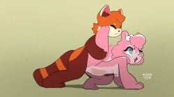 ailurid animated anthro anthro_penetrated areola artist_name big_penis biped blue_eyes bouncing_breasts breasts brown_body brown_fur cervical_penetration cervikalova cheek_tuft countershade_fur countershade_torso countershading doggy_style erection facial_tuft female female_on_bottom female_penetrated from_behind_position fucked_silly fur genitals grey_eyes happy happy_sex heart_eyes heart_symbol inner_ear_fluff internal internal_vaginal leg_grab looking_pleasured male male/female male_on_top male_penetrating male_penetrating_anthro male_penetrating_female mammal markings moan multicolored_body multicolored_fur nipples no_sound on_bottom on_top orange_body orange_fur original penetration penile penile_penetration penis penis_in_pussy pink_body pink_fur pussy raised_leg raised_tail red_panda ring_(marking) ringed_tail sex short_playtime simple_background small_areola small_breasts small_nipples stomach_bulge striped_markings striped_tail stripes tagme tail tail_markings text thick_tail thick_thighs torso_grab tuft two_tone_body two_tone_fur vaginal_penetration vaginal_penetration video video