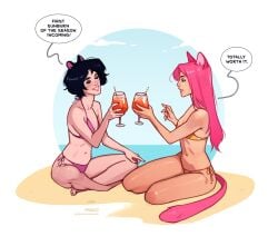 2girls big_ass big_breasts breasts buffy_(minko) curvaceous curvy curvy_figure digital_media_(artwork) elena_(minko) female hips hourglass_figure legs mature mature_female minko original original_character original_characters slim_waist thick thick_hips thick_legs thick_thighs thighs voluptuous