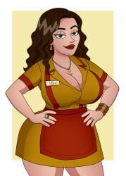 kat dennings from 2 broke girls by vanilladream34