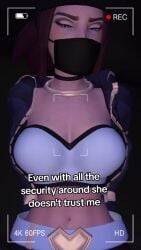 akali angry annoyed belt belt_buckle cellphone cheating clothed clothed_sex crop_top cropped_jacket crotchless forced_exposure frustrated jewelry k/da_akali k/da_series looking_down mask masked masked_female midriff missionary_position phone ponytail pov prostitute prostitution recording suggestive