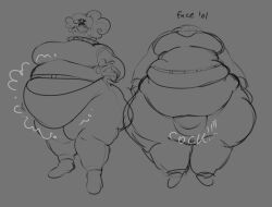 1boy bulge chubby fat full_body fully_clothed harvey_(bentdickbentley) male male_only morbidly_obese obese tagme yaizl_art