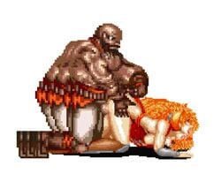 animated capcom doggy_style domination final_fight jony maki_genryusai pixel_art rape rough_sex sprite transparent_background unko