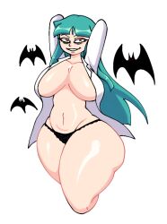 1girls big_breasts breasts capcom darkstalkers female morrigan_aensland panties smib succubus thick_thighs thighs