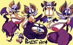 1boy 1girls action-coaster_(artist) anthro ass bat bedroom_eyes big_ass big_breasts bodysuit breasts bubble_butt busty chiropteran clothing fat_ass female half-closed_eyes heart-shaped_pupils hedgehog huge_breasts large_ass large_breasts male panties png ripped_clothing rouge_the_bat sega smile sonic_(series) sonic_the_hedgehog sonic_the_hedgehog_(series) thick_ass thick_thighs wide_hips wings