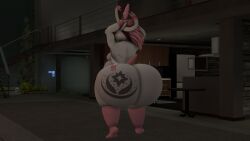 1boy big_ass bubble_butt eeveelution huge_ass kingofthekabuto pokémon_(species) pokemon queenofthekabuto sylveon thick_thighs wide_hips