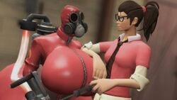 ass big_ass big_breasts big_butt big_thighs breasts female fempyro femscout fully_clothed huge_ass huge_breasts large_ass large_breasts large_butt large_thighs latex_suit team_fortress_2 thick_thighs thighs tomas9ira