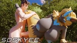 1boy 1girls 3d animated areolae aurora_(nbanoob) big_breasts blue_areola breasts female furry huge_breasts male male/female male_penetrating male_penetrating_female morethreedee(artist) mp4 nintendo nipples pokémon_(species) pokemon pokemon_(species) pussy sex soskyee sound tagme thick_thighs video wide_hips zeraora