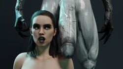 big_penis crossover female hbc3d monster outlast penis rey shocked_expression sith_rey star_wars walrider