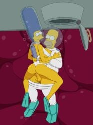 anal anal_sex female homer_simpson male male/female marge_simpson sex sfan straight straight_sex the_simpsons yellow_body