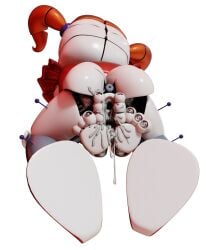 3d after_sex after_vaginal anus ass big_ass circus_baby circus_baby_(fnaf) circus_baby_(original) cum cum_in_pussy female female_only five_nights_at_freddy's five_nights_at_freddy's:_sister_location jordevoir open_pussy pussy robot robot_girl robot_humanoid solo solo_female twintails vagina