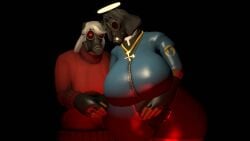 2girls ass big_ass big_breasts big_butt big_thighs breasts female fempyro fully_clothed huge_ass huge_breasts large_ass large_breasts large_butt large_thighs latex_suit team_fortress_2 thick_thighs thighs tomas9ira