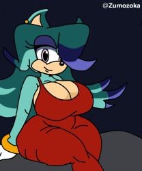 breasts breezie_the_hedgehog breezie_the_hedgehog_(archie) lionkingdalmatian sitting sonic_(series) sonic_the_hedgehog_(series)