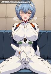 ai_generated aindroidparanoid ass ayanami_rei big_ass big_breasts big_butt blue_hair bodysuit busty curvy cute fat_ass female female_only fingering fingering_pussy hips huge_ass huge_breasts indoors large_ass large_breasts legs masturbating masturbation narrow_waist neon_genesis_evangelion pilot_suit rei_ayanami short_hair slim_waist stable_diffusion tagme thick_ass thick_thighs voluptuous waist wide_hips