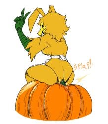 artist_signature digital_art pumpkin_masturbation pumpkin_rabbit_(the_walten_files) tastefulanatomy the_walten_files