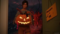 3d busty female female_focus female_only halloween hourglass_figure lara_croft lara_croft_(survivor) smutnysize tagme tomb_raider tomb_raider_(survivor) wide_hips