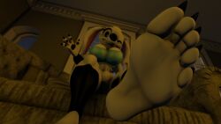 101_dalmatian_street 101_dalmatians 1080p 1920x1080 1girls 2024 3d 3d_model 3d_render 4_fingers 5_toes adult anthro anthropomorphic barefoot big_breasts big_ears big_feet black_nose black_spots bottomwear breasts canid canine clothed_female couch couch_sitting dalmatian disney dog_ears dog_girl dolly_(101_dalmatians) feet female female_focus female_only foot_fetish foot_focus foot_tease fortfoot hd hd_(traditional) humanoid_feet looking_at_viewer panties presenting presenting_feet presenting_foot presenting_soles room sfm shirt showing_feet sitting sitting_down sitting_on_couch sitting_on_sofa smile smiling smiling_at_viewer soles solo solo_female solo_focus source_filmmaker source_filmmaker_(artwork) tease teasing teasing_viewer teasing_with_feet toe_claws toes topwear white_body wide_hips widescreen