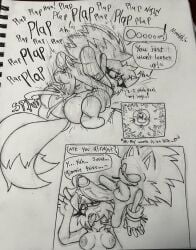 artist_signature comic_page impregnation rule_63 sonic_the_hedgehog tails tailsko tastefulanatomy traditional_art