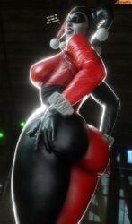 1girls 3d ass ass_focus batman:_arkham_knight batman_(series) big_ass big_breasts bodysuit breasts bust busty chest clothed clown clown_girl clussy curvaceous curvy curvy_figure dc dc_comics female female_focus female_only full_color fully_clothed harley_quinn harley_quinn_(classic) harley_quinn_(injustice) hips hourglass_figure huge_ass huge_breasts human injustice_2 large_ass large_breasts legs light-skinned_female light_skin looking_back mature mature_female no_penetration slim_waist smile smitty34 solo solo_female thick thick_hips thick_legs thick_thighs thighs voluptuous waist wide_hips