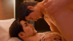 asian asian_male bedroom bedroom_setting daddy daddy_kink enjoying gay gay_anal gay_domination gay_sex hotel hotel_room husband_and_husband japanese japanese_male kiryu_kazuma like_a_dragon_(series) love loving_couple loving_it loving_look majima_goro male_on_top offscreen_male older_male reunion_sex romantic romantic_sex ryu_ga_gotoku ryuu_ga_gotoku sex tagme tanned video video_game_character video_games yakuza_(series) yaoi