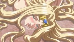 animated animated_gif blonde_hair blush butahimesama butahimesama:_queen_meets_orc censored milf nude queen_illena_(butahimesama) screenshot tear