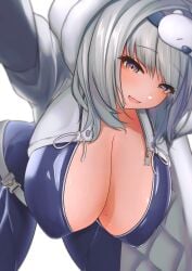 aoi_mochio bodysuit cleavage female female female_only goddess_of_victory:_nikke huge_breasts neve_(nikke)