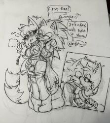 artist_signature comic_page sonic_the_hedgehog tailsko tastefulanatomy traditional_art