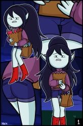 adventure_time comic_page have_to_pee marceline night omorashi yellowzonemx