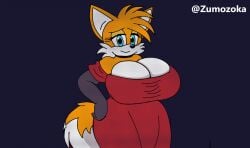 breasts genderswap_(mtf) lionkingdalmatian rule_63 sonic_(series) sonic_the_hedgehog_(series) tails_the_fox tailsko